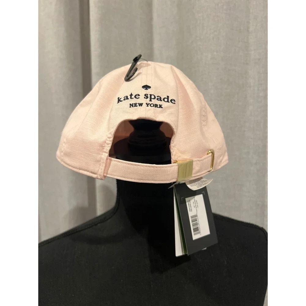 Kate Spade New York Linen Spade Baseball Cap Pink Lupine